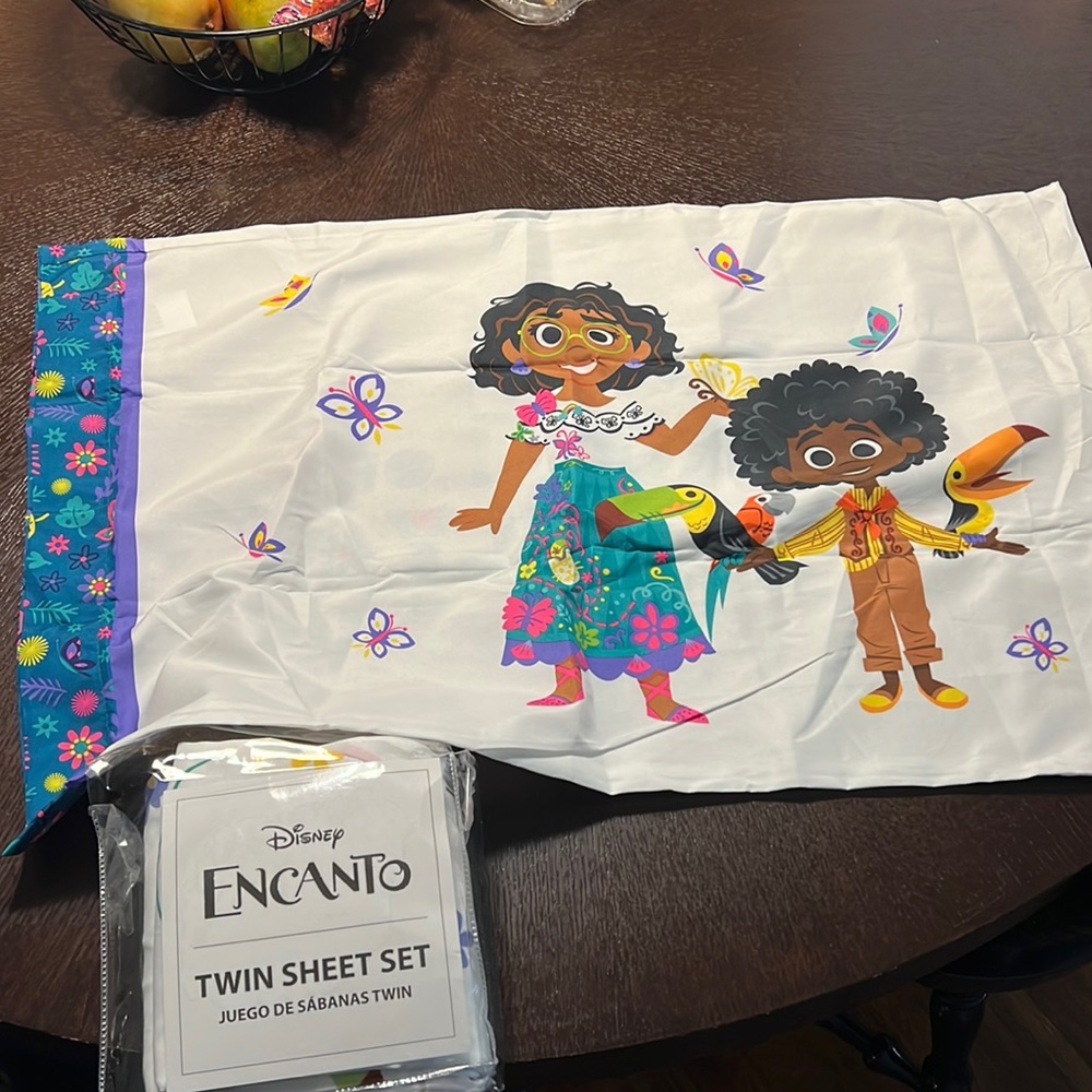 Disney Encanto Twin Sheet set NWTS